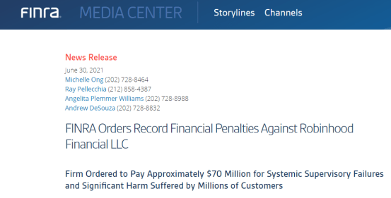 收到美国监管史上最高罚单，Robinhood“逆风”上市有何动机？
