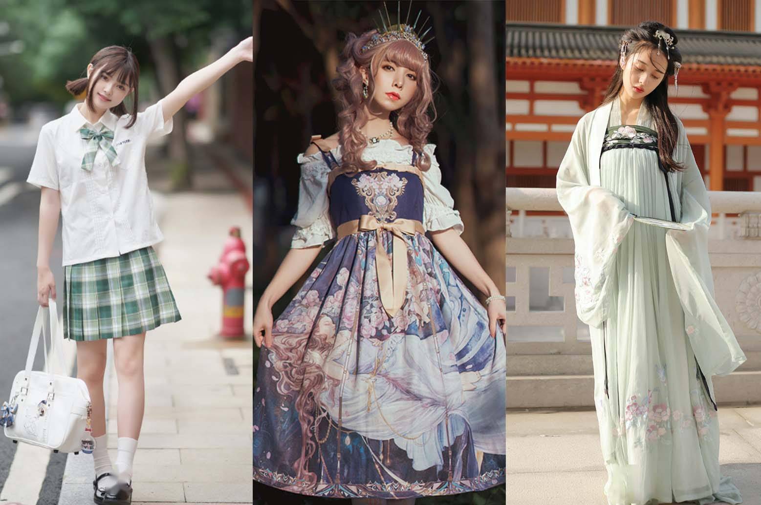 JK汉服Lolita,“三坑少女”这个冬天有点冷