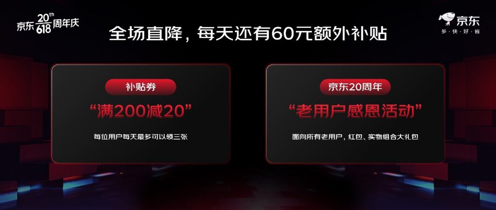 百亿补贴可享买贵双倍赔 京东20周年打造全行业投入最大的618