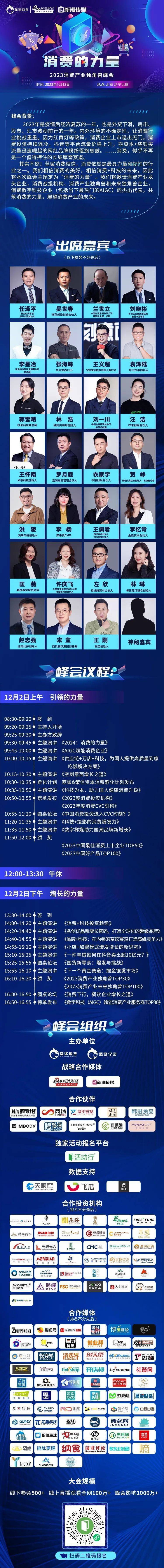 2024中国消费会更差吗？瑞幸咖啡向何处去？丨2023消费产业独角兽峰会12月2日开幕